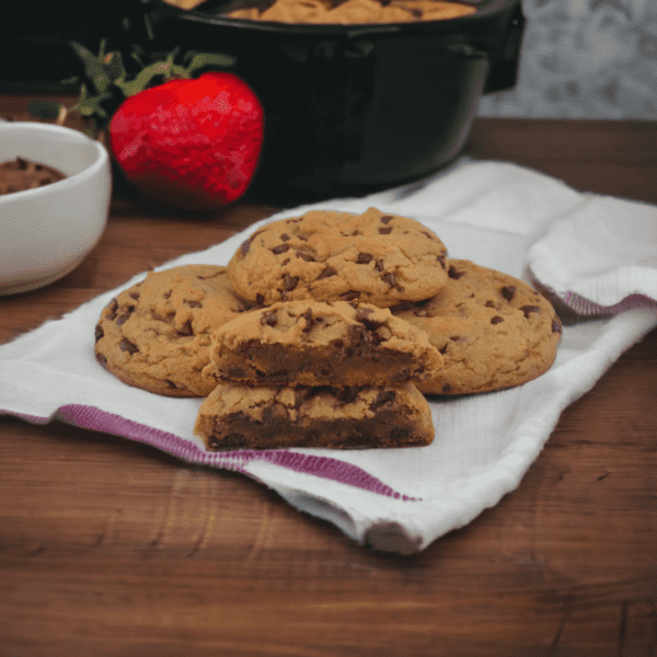 A table with some cookies on it