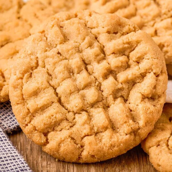 A close up of some cookies on top of a table